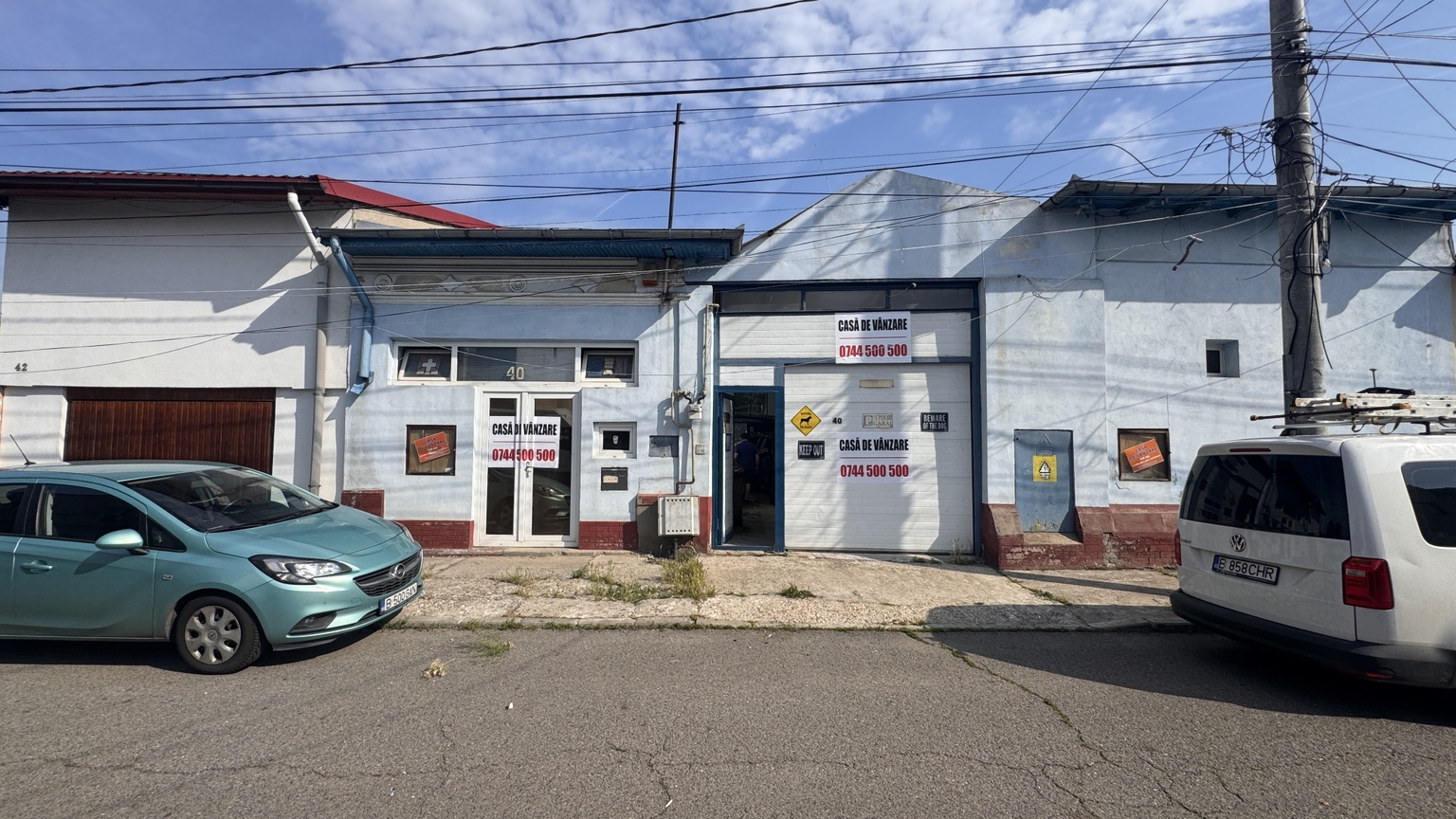Fațada proprietății Hagi Dina 40